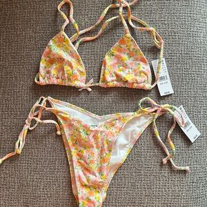 PacSun Floral Bikini